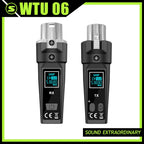 Dynamic Microphone Wireless UHF Converter XLR Wireless Microphone System Transmitter and Mic Receiver for Audio Mixer Guitar