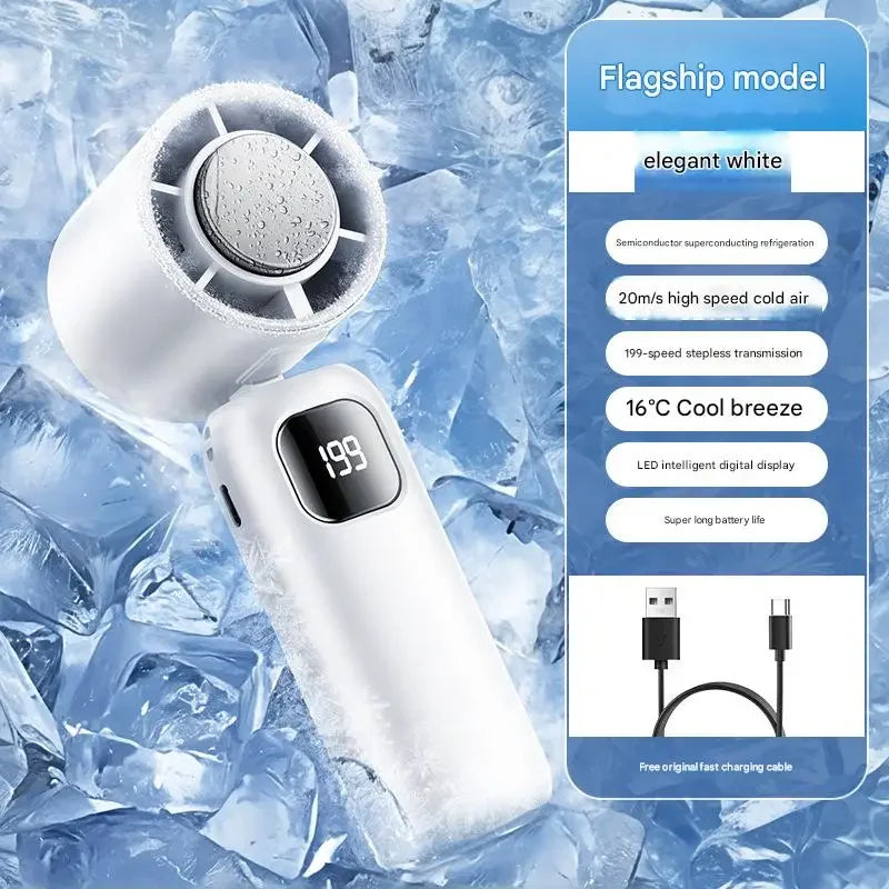 Xiaomi 2025 Electric Fan Portable Turbo Fan Rechargeable Cooling Handh