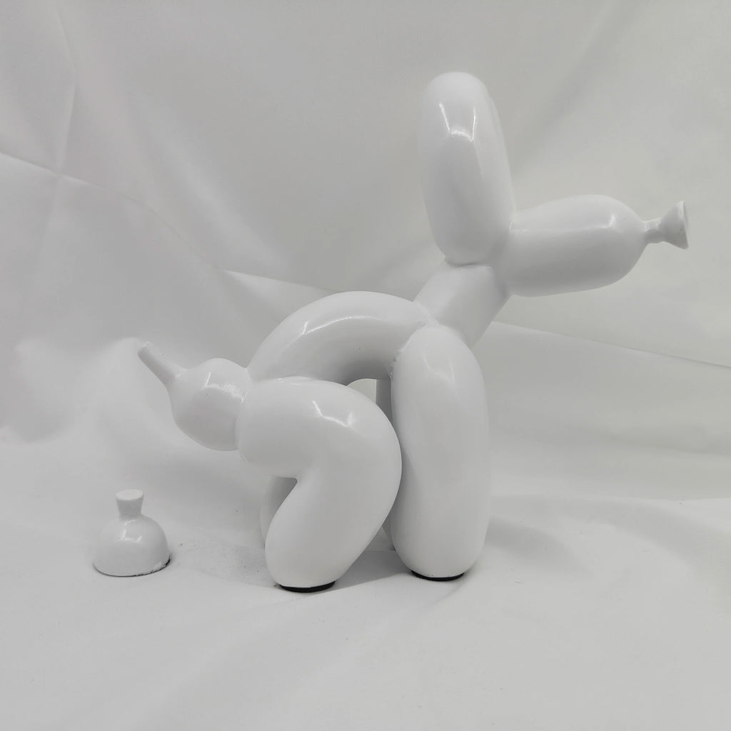 Pooping Dog Sculpture ，Tiny Figurines Home  Cute Novelty Gift,  Coffee Table Decoration