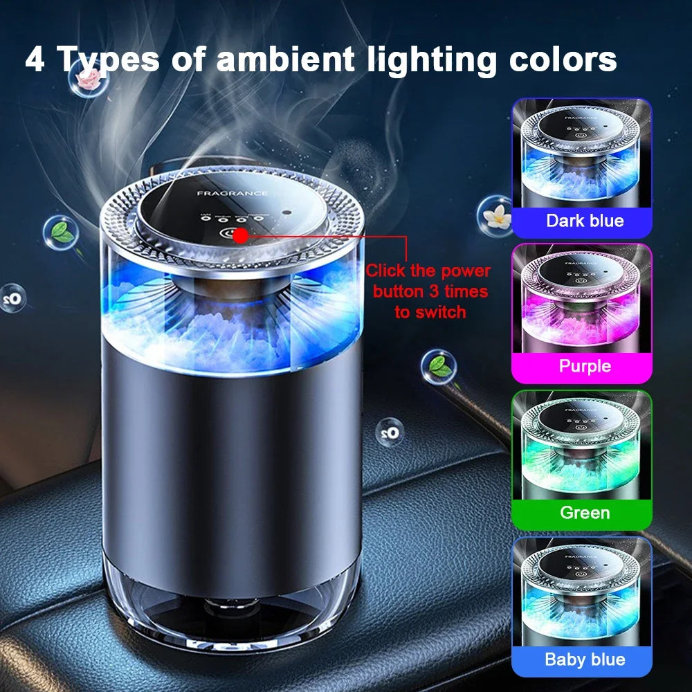 Caer Smart Car Air Freshener - Rechargeable Cloud Mist Diffuser