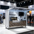 Customized  Outdoor Kitchen Built Outside Bar Barbecue Grill Waterproof Garden Backyard Outdoor Kitchen Cabinets