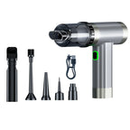 Turbofan Air Blower 150000RPM Mini Turbo Jet Fan Brushless Motor Handheld Duct Fan Portable Charging Cleaning Car Vacuum Cleaner