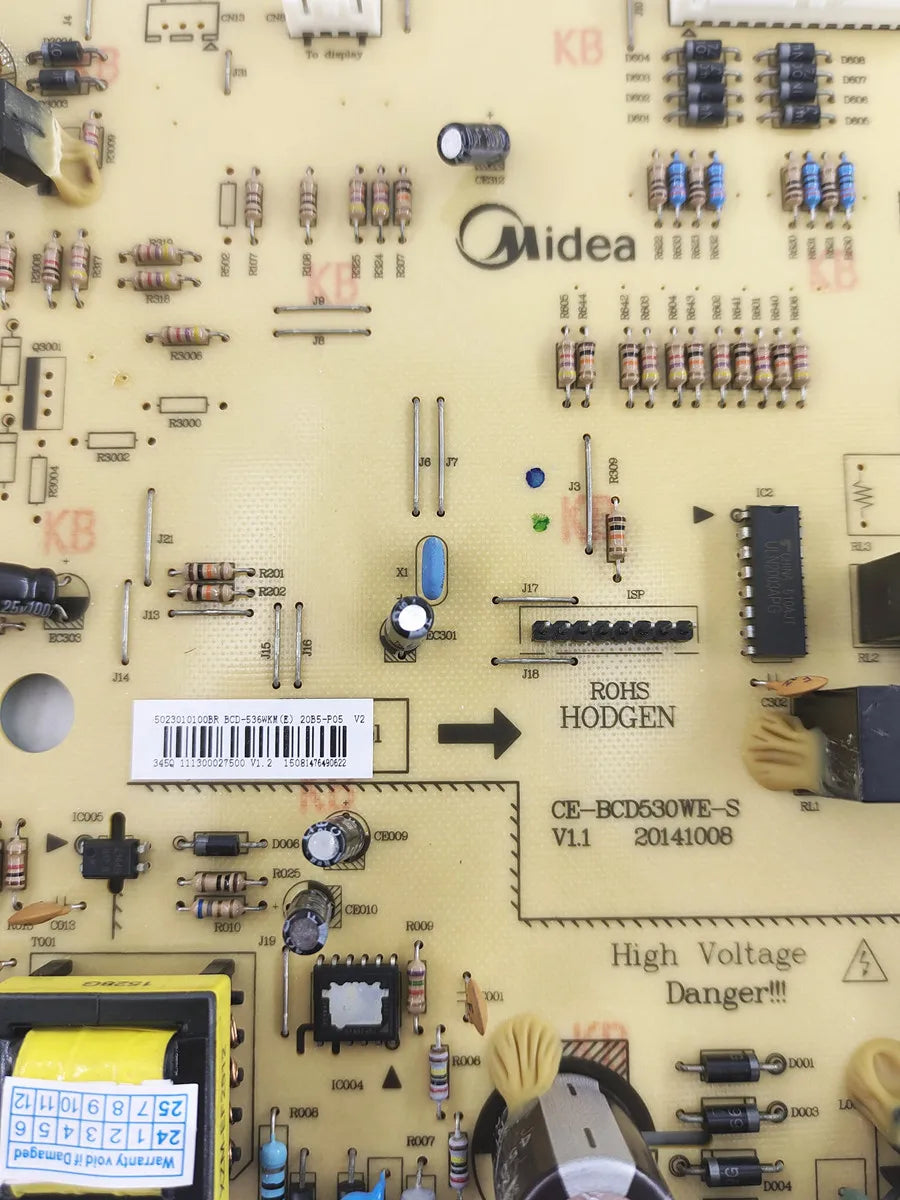 New for Midea refrigerator Computer board CE-BCD530WE-S BCD-536WKM(E) 5023010100BR board part
