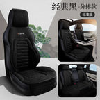 All-Season Linen Car Seat Covers Universal Fit for Sedans SUVs Trucks - Breathable Durable Comfortable Interior Accessories