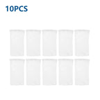 100-10PCS Pool Skimmer Socks Fish Tank Mesh Bag Round Swimming Pool Mesh Filter Cleans Debris and Leaves Baskets Filters