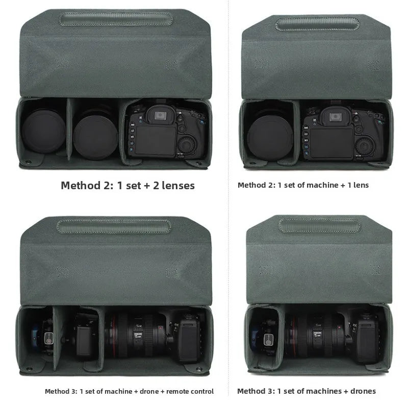 Multi-purpose camera inner bag, mirrorless camera protective case, DSLR inner bag, portable lens photography camera bag