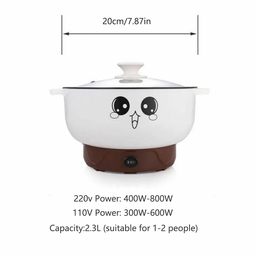 Electric MultiCooker - Multifunctional 2.3L/2.8L Non-stick Rice Cooker, Frying Pan & Hotpot | AlluCanFind