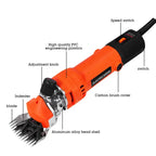 [6 gears adjustable speed] 1200W 110V/220V Electric Shearing Sheep Shear Animal Trimmer Cutter Hair Wool Scissor