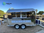 Customized Fully Equipped Mobile Food Kiosk With Full Kitchen for Fast Food Business Sale