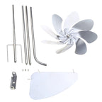 Metal Windmill Outdoor Wind Spinners 360 Degree Rotation Garden Lawn Decorations Metal Yard Decors Wind Sculptures