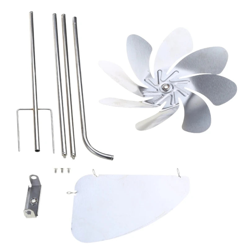 Metal Windmill Outdoor Wind Spinners 360 Degree Rotation Garden Lawn Decorations Metal Yard Decors Wind Sculptures