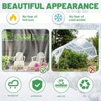 Thickening Transparent Rain Cloth Gardening Waterproof Cloth Rain Proof Windproof Balcony Awning Suitable For Multiple Scenarios