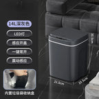 Automatic Paper Basket Touch Trash Bin for Kitchen Home Accessories Dustbin Bucket Intelligent Sensor Trash Can Smart Induction