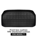 Front Rear Mat For Tesla Model Y 2023 TPE Cargo Pad Model 32017-2023 3D Waterproof Tray Storage Pads Mats Car Accessories