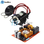 250W 15A DC 12-30V ZVS Induction Driver Board + Tesla Coil Flyback Ignition Generator High Voltage Generator SGTC Cooling Fan