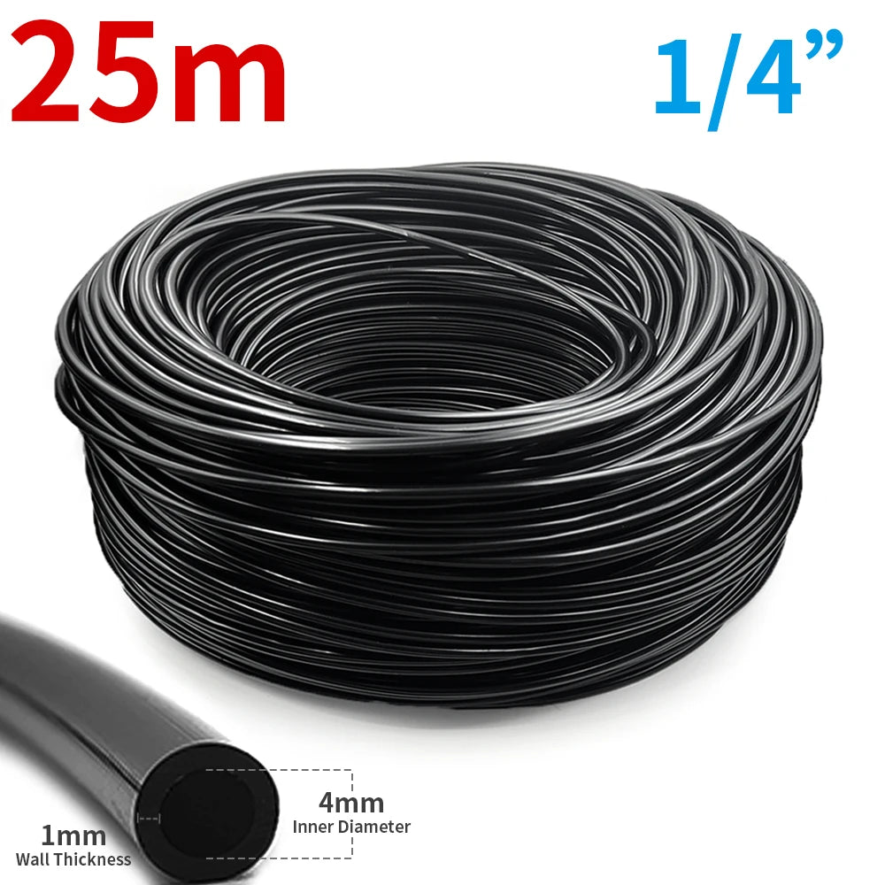 DIY Arbitrary Length 10M/20M/30M... Garden Hose 4/7mm Watering Irrigation System Supplies PVC Micro Drip Pipe Adjustable