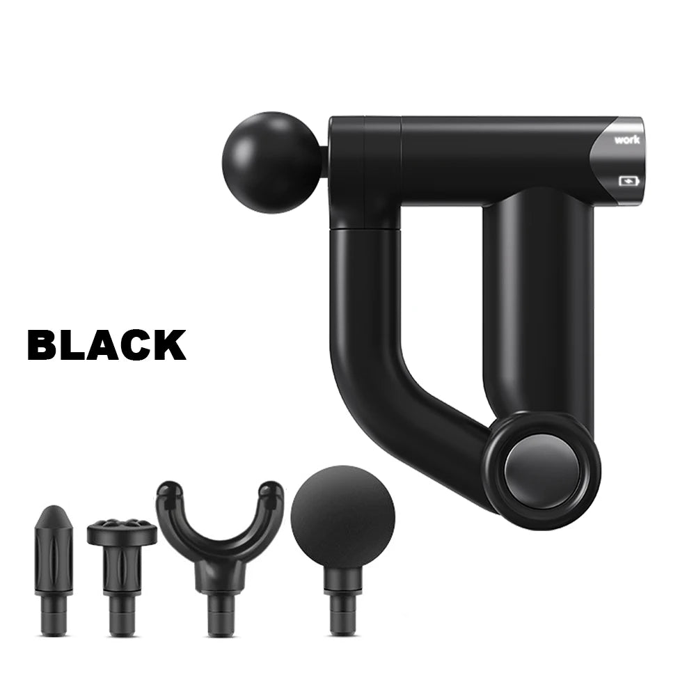 Folding Deep Tissue Massage Gun with 32 Speeds for Neck, Back & Legs