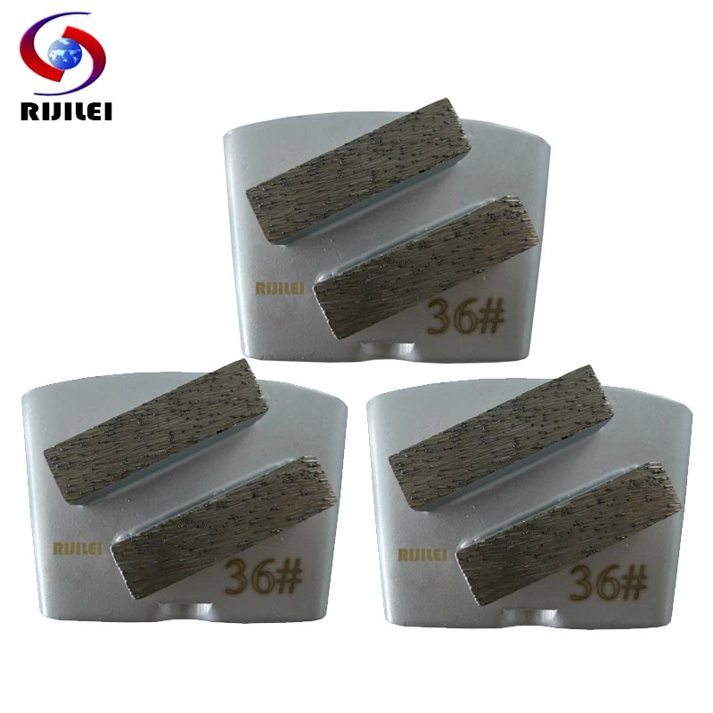 RIJILEI 30PCS Diamond Grinding Blade Disc For Concrete Floor Grinding Segments Disk For Concrete Machine Grinding Shoes H20