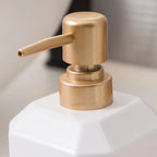 360ML Ceramic Hand Sanitizer Bottle Square Black & White Soap Liquid Container Home Shampoo Shower Gel Dividing Bottle Bathroom