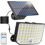256 LED Solar Motion Sensor Security Lights - Waterproof Outdoor Flood Lights | AlluCanFind