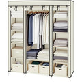 Portable Closet, Wardrobe Closets Organizer with Cover, Portable Closet with Zipper, Cloth Wardrobe
