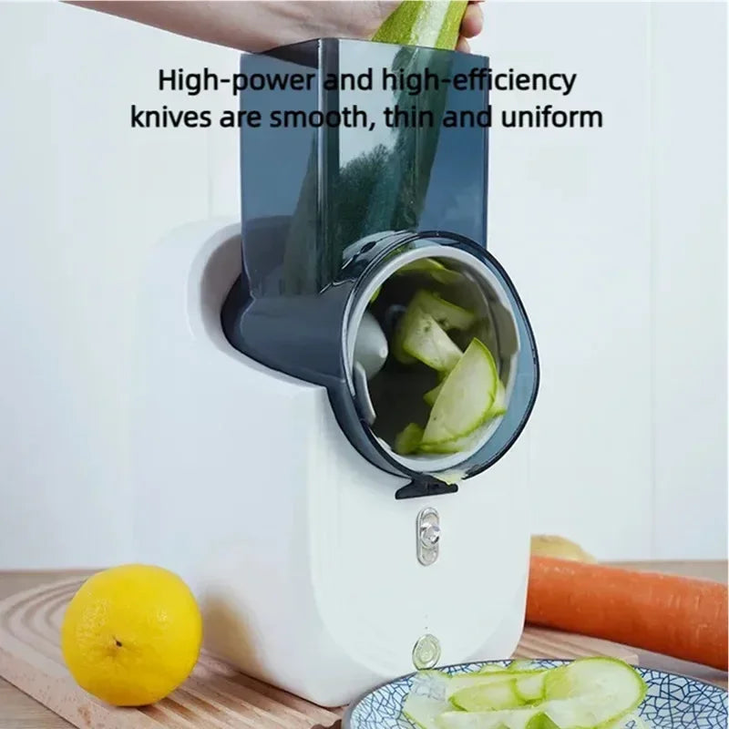 New Multi-function Vegetable Slicing Machine Household Kitchen Electric Vegetable Cutter Vegetable Slicer Shredder Automatic