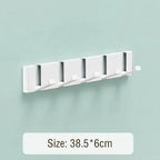 Foldable Coat Rack Wall Hanger Shelves Steel Shelf Behind Door Hooks Clothes Organizer Towel Rack Key Storage Bathroom Furniture