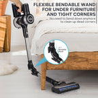 Bison Edge Cordless Vacuum Cleaner 6-in-1 Bendable 35kPA With Brushless Motor Home Car Portable Carpet Machine Vacuum Cleaner