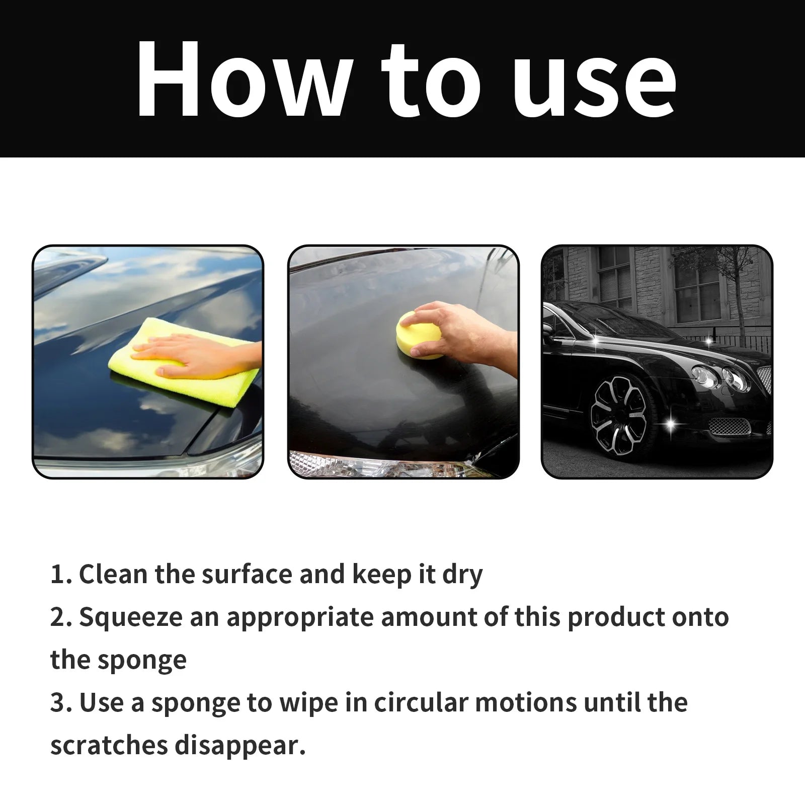 Graphene Car Scratch Remover & Repair Polish Wax - Enhance Shine & Protection | AlluCanFind