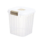 E8BD Large Capacity Clear Kitchens Storage Bin Wide Mouth for Effortlessly Filling