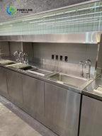 Custom Commercial Kitchen Work Table Stainless Steel Prep Table for Food Processing and Cooking Area