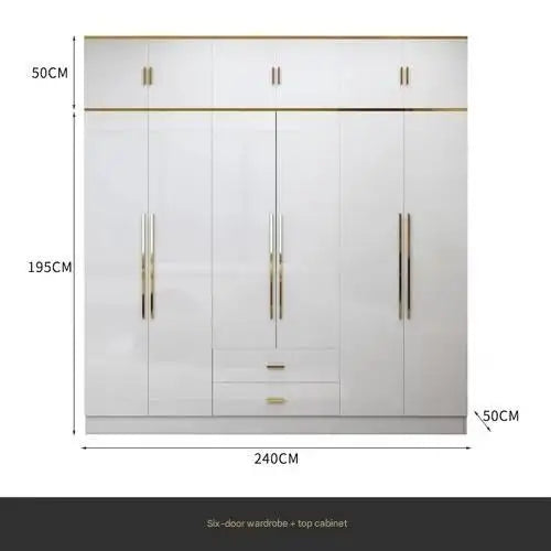White Gold Wardrobe Designer Clothes Waterproof Children Wardrobe Organizers Nordic Vestidor De Armario Abiertos Hotel Furniture