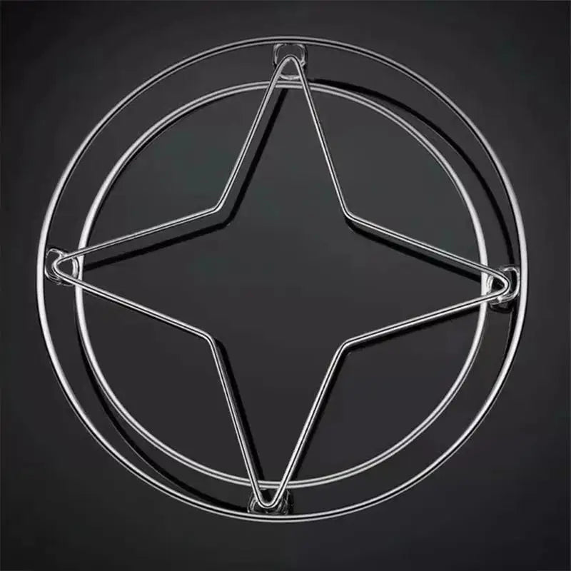 Stainless Steel Pot Rack Kitchen Anti-scalding Heat-insulating Pot Mat Steamer Rack Cookware Storage Rack Accessories Gift