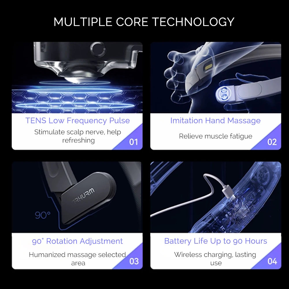 EMS Electric Head Massager