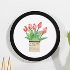 Simple circular photo frame 6 inches, 7, 8, 10, 12 inches, hanging wall picture frame, without painting core