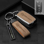 Vw Golf 5 6 Polo Passat B6 B7 Cc Skoda Jetta Universal Car Key Case Luxury Leather Key Cover Durable Secure Car Holder