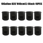 5/10Gallon Felt Plant Grow Bags Nonwoven Fabric Garden Potato Pot Greenhouse Vegetable Growing Bags Moisturizing Vertical Tools