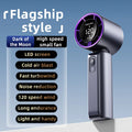 Noise Reduction Handheld Mini Fan Battery Portable Rechargeable Fan wi