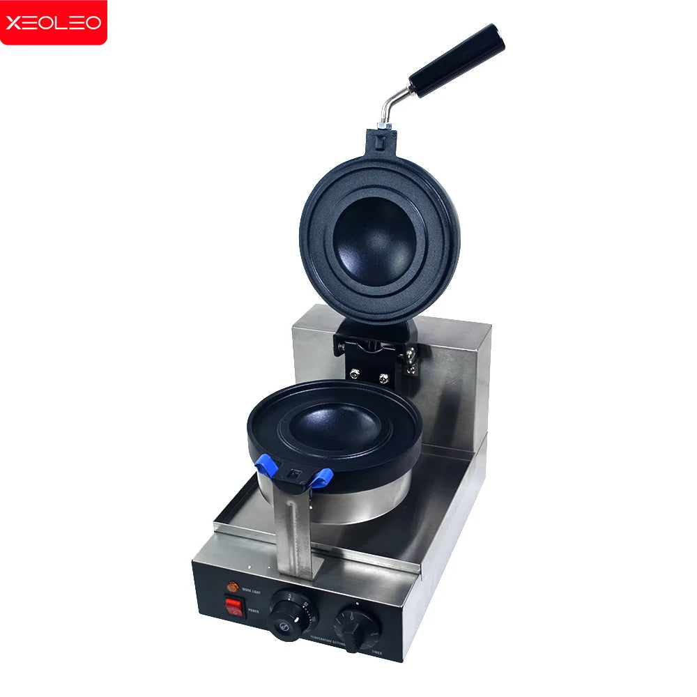 XEOLEO 1300W Electric Ice Cream Waffles UFO Burger Maker Hamburg Gelato Panini Press Machine Sandwich Press Maker
