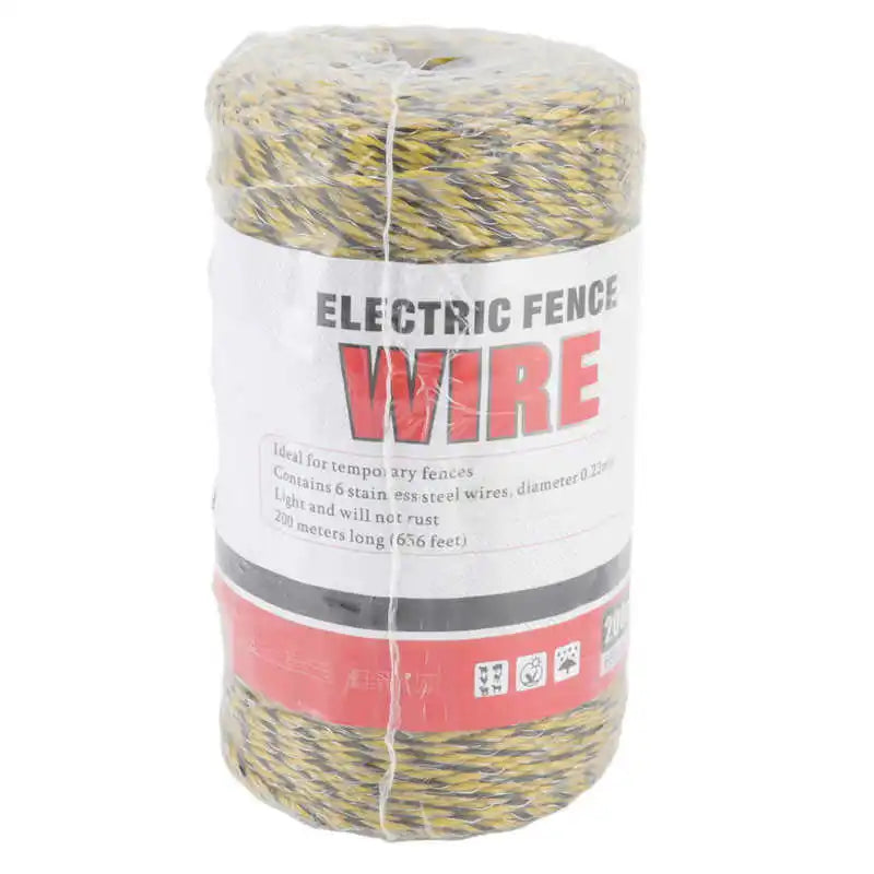 Electric Fence Polywire Fences Poly Wire High Electrical Conductivity for Protection