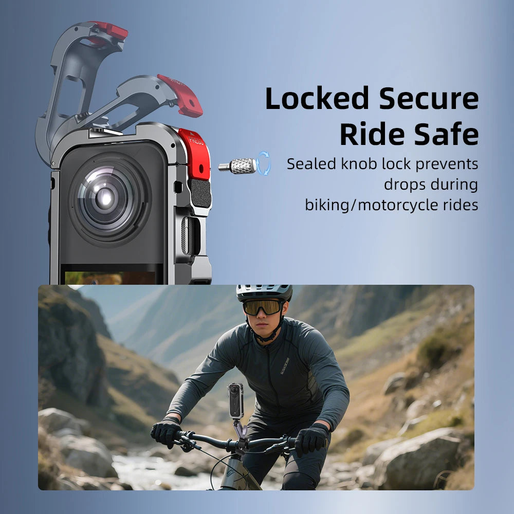 Insta360 X5 Metal Frame Protective Case - Shockproof Rabbit Cage