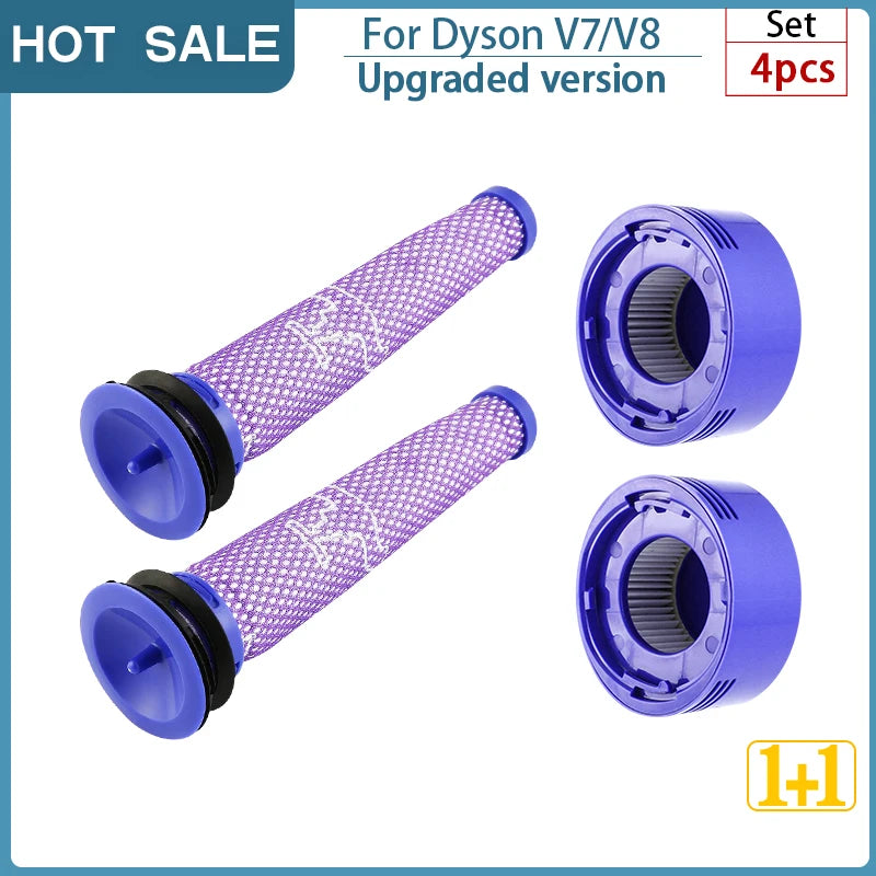 For Dyson V8 Cyclone separator spare parts original V7 motor head filter dust bin robot Vacuum cleaner replaceable Accessories