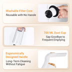 Cordless Vacuum Cleaner 6000PA Powerful Suction for Home & Car Handheld Cleaning Robot Auto Vacuums Strong Suction Cleaner