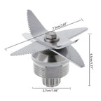 For TWK TM 767 800 TWK jtc 767 800 Stainless Steel Blades Knive Ice Crusher for Juicer Blender Part for 2L Jar 010 767 800 G5200