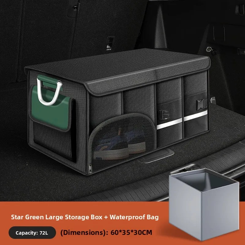 Car Storage Box Vehicle Trunk Organizer Waterproof Insulated Cusizable Simple Sle Foldable Storage Box for Changan CS75P...