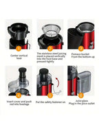 EU Plug Centrifugal juicer multifunctional household electric fruit juice machine slag juice separation original juice machine c