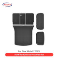 Floor Mats For Tesla Model Y 2025+ Juniper TPE All-Weather Waterproof Trunk Mat Liner Non-Slip Car Interior Protection