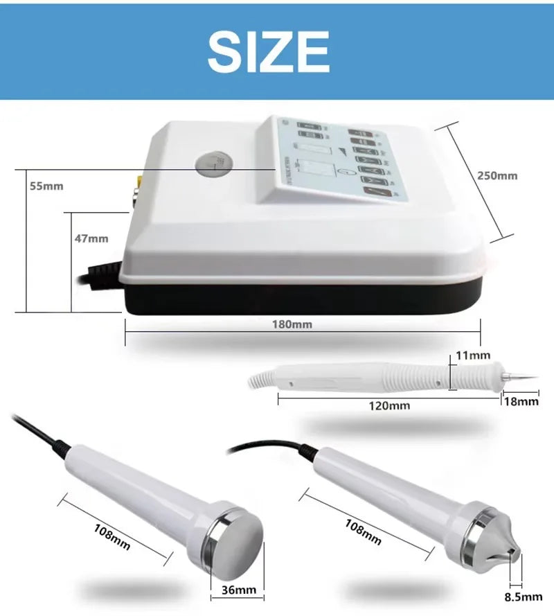 H3231 Ultrasonic Facial Massager Skin Care High Frequency Ultrasound Tightening Anti Aging Wrinkle Removal Salon Beauty Machine