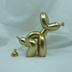 Pooping Dog Sculpture ，Tiny Figurines Home  Cute Novelty Gift,  Coffee Table Decoration