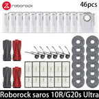 Roborock Saros 10R/G20S Ultra  Accessories Brush Hepa Filter Mop Cloth Dust Bag Spare Parts
